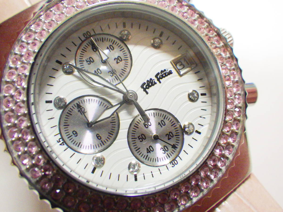 Folli Follieフォリフォリ レディース腕時計 WF1A035SVS-PI #246_画像1