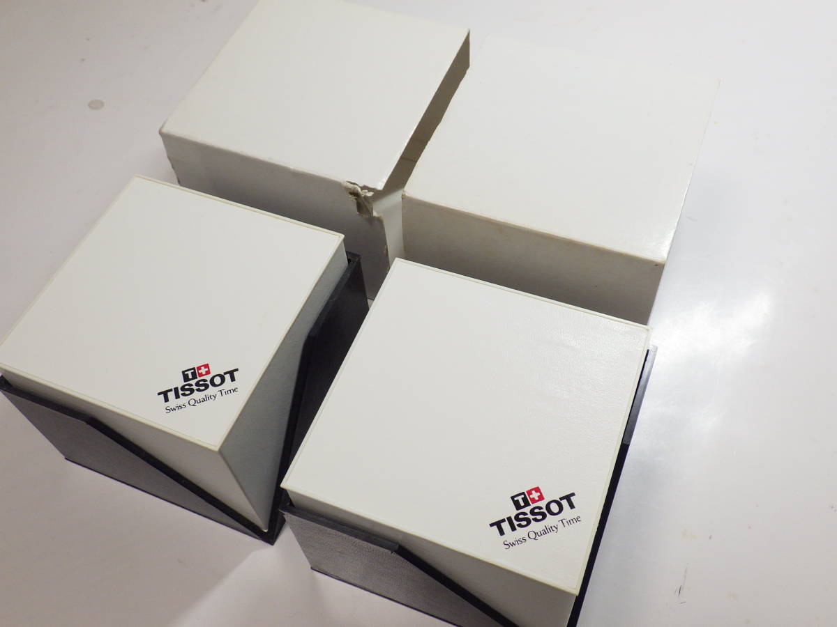 TISSOT ティソ 純正腕時計 古い箱ボックス ２点 ※2609の画像1