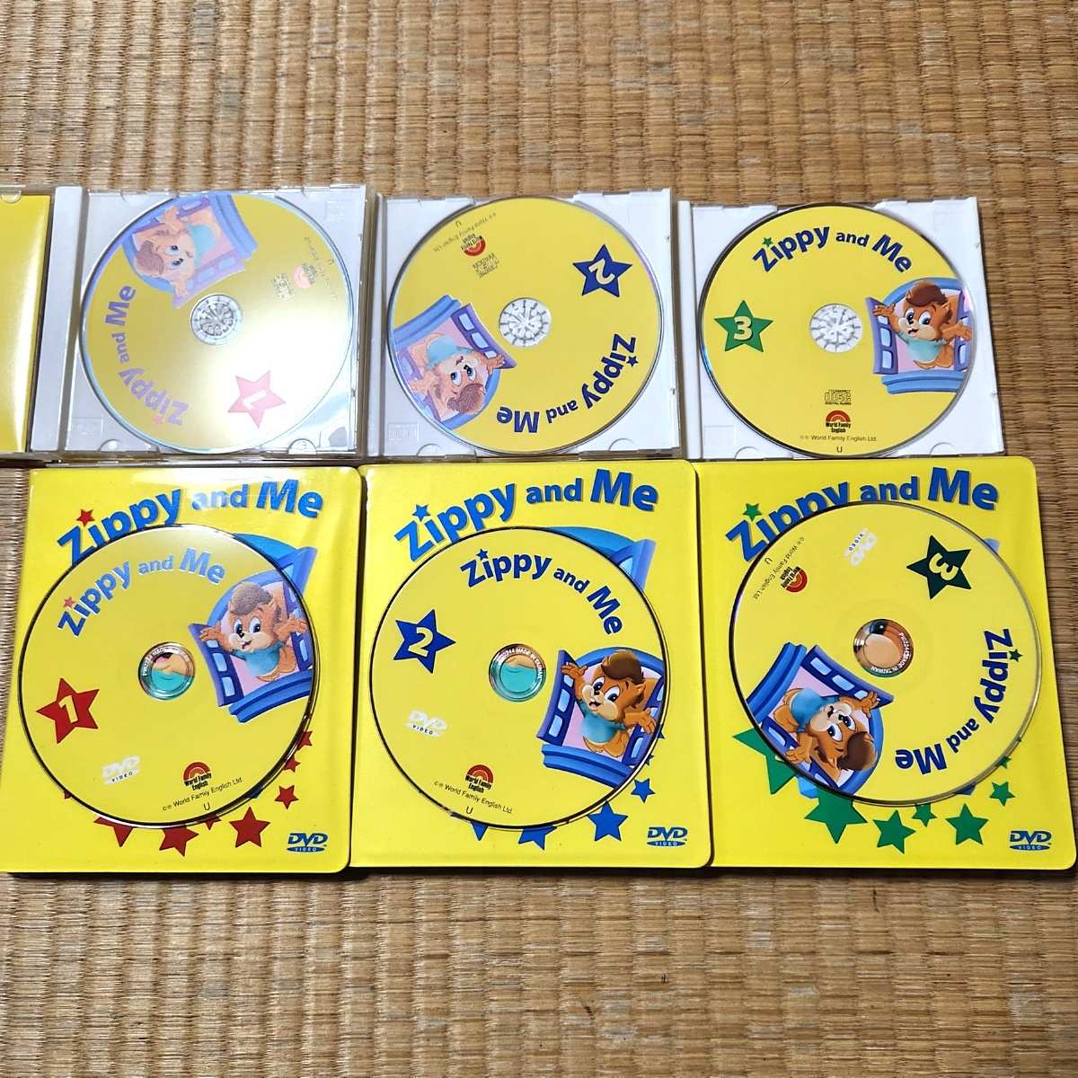 DVD盤面美品 DWE Zippy and Me DVD3点 CD3点　ディズニーワールドイングリッシュ 60s23-3975_画像4