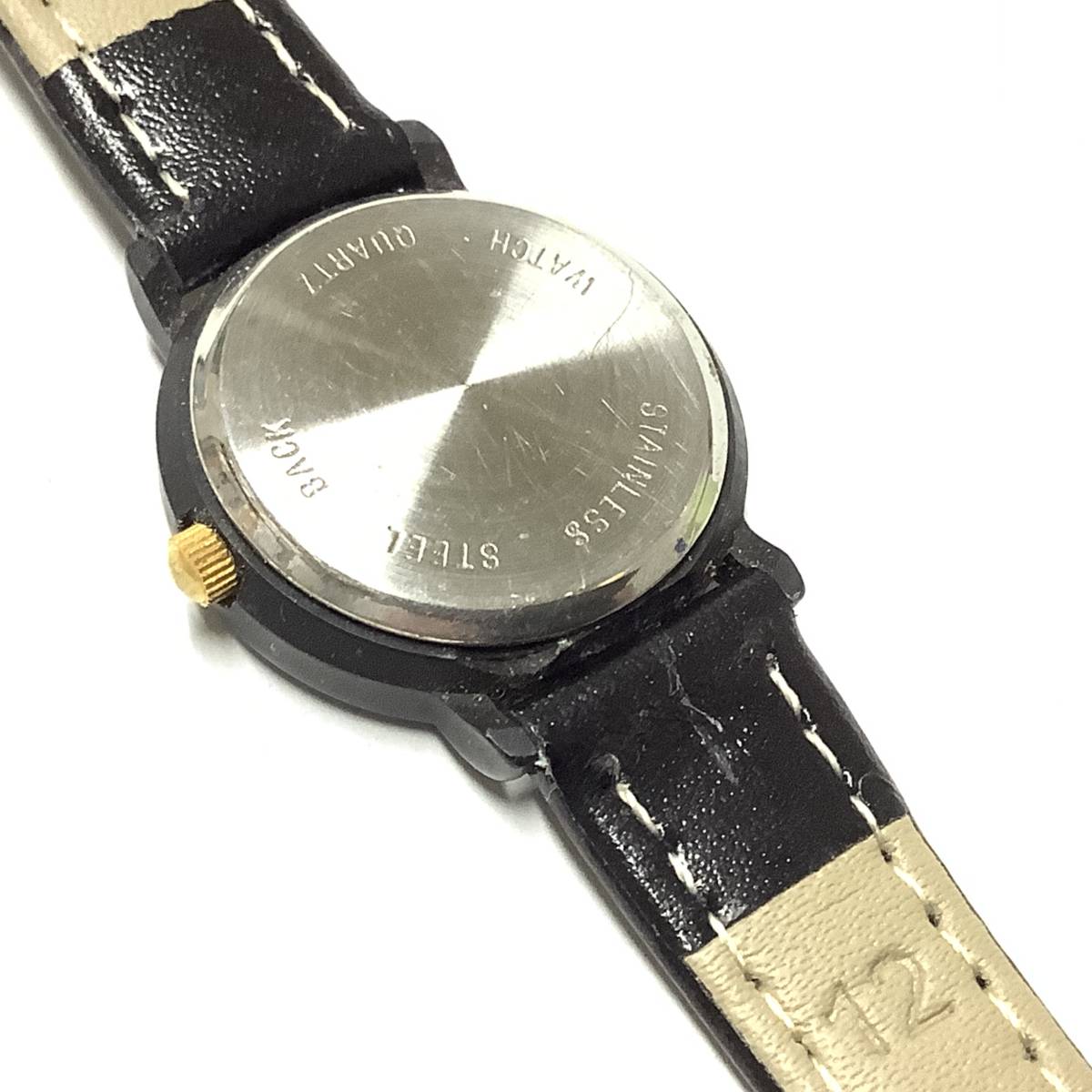 [ Showa Retro * Vintage, батарейка & заменен ремень ] сделано в Японии Disney Disney Minnie Mouse наручные часы герой часы 
