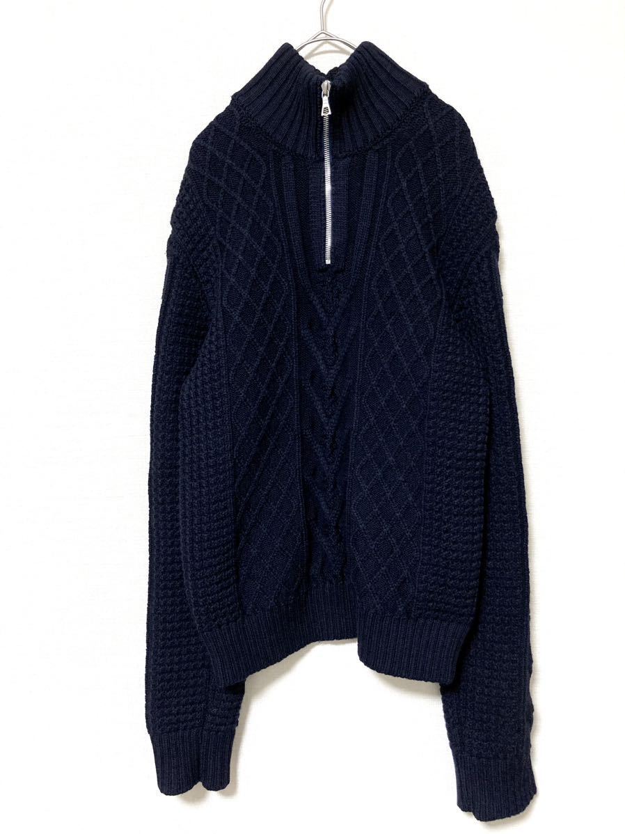 ドリスヴァンノッテン DRIES VAN NOTEN ハーフジップ ケーブル ドリスヴァンノッテン DRIES VAN NOTEN ハーフジップ ケーブル