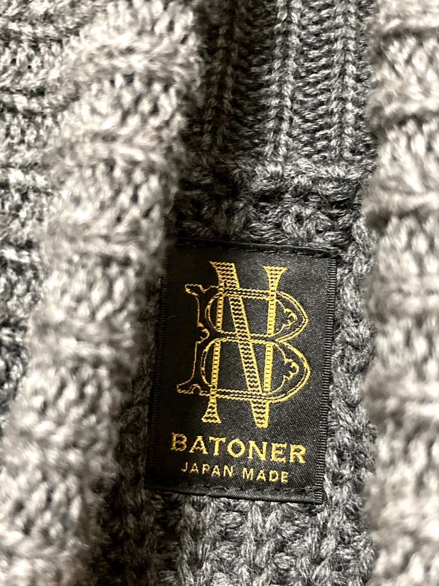 バトナー BATONER シグネチャータートルネック ニット セーター ウール