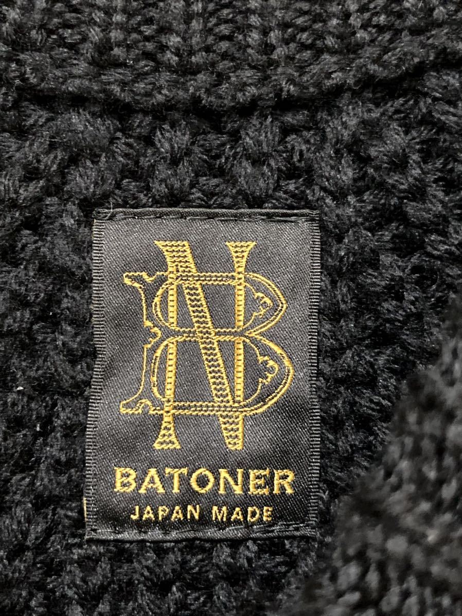 バトナー BATONER シグネチャー クルーネック ウール ニット セーター