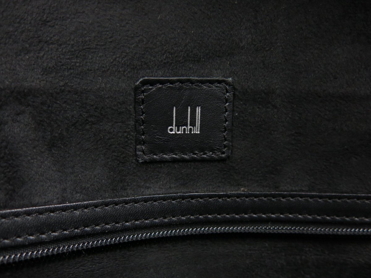 ●超美品●dunhill ダンヒル●メンズ●カーフ レザー 本革●ブリーフ ケース ビジネス バッグ●黒●SV金具●肩掛け●A4 書類●Js41842_画像7