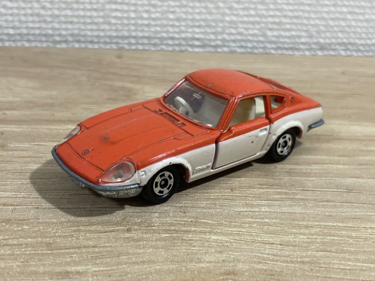 希少！ 黒箱トミカ 日本製 ギフトセット レーシングカーセット フェアレディZ 240ZG オレンジ/白ツートン TOMICA Nissan datsun FAIRLDY Z_画像1