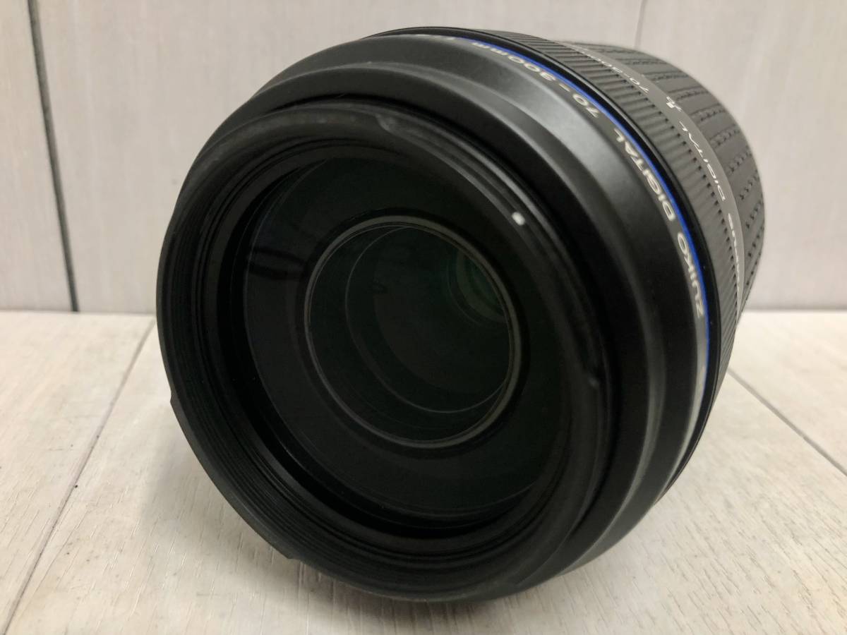 送料無料 ★ 美品 ! OLYMPUS オリンパス ZUIKO DIGITAL 70-300mm 1:4-5.6 ED 一眼レフ デジタルカメラ用 レンズ LH-61E LENS HOOD フード _画像3