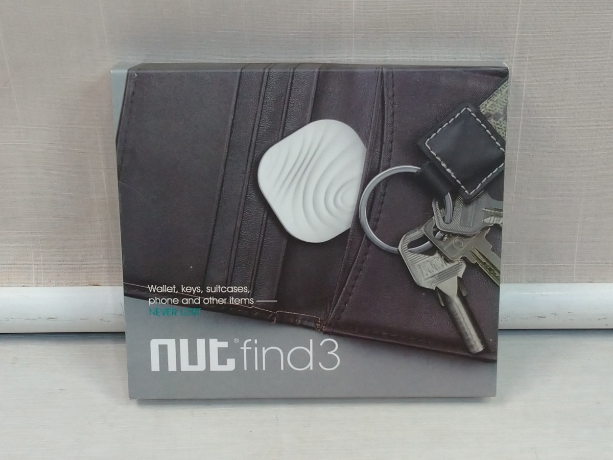 「送料無料」○ Nut find3 キーファインダー Bluetooth ロケーター スマートトラッカー 紛失防止 アラーム リマインダー Android/iOS 白_画像6