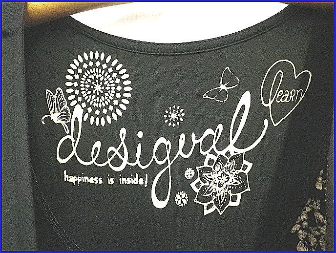 3585♪Desigual・ワンピース・フレンチスリーブ・黒・サイズF?♪_画像5