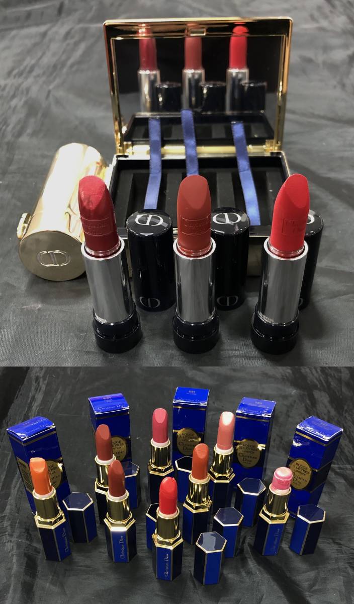 『YM小個11001F』1円スタート CHANEL Dior YSL LANCOME アイシャドウ リップ クリーム 化粧品 コスメ 他 40点以上 まとめ_画像7