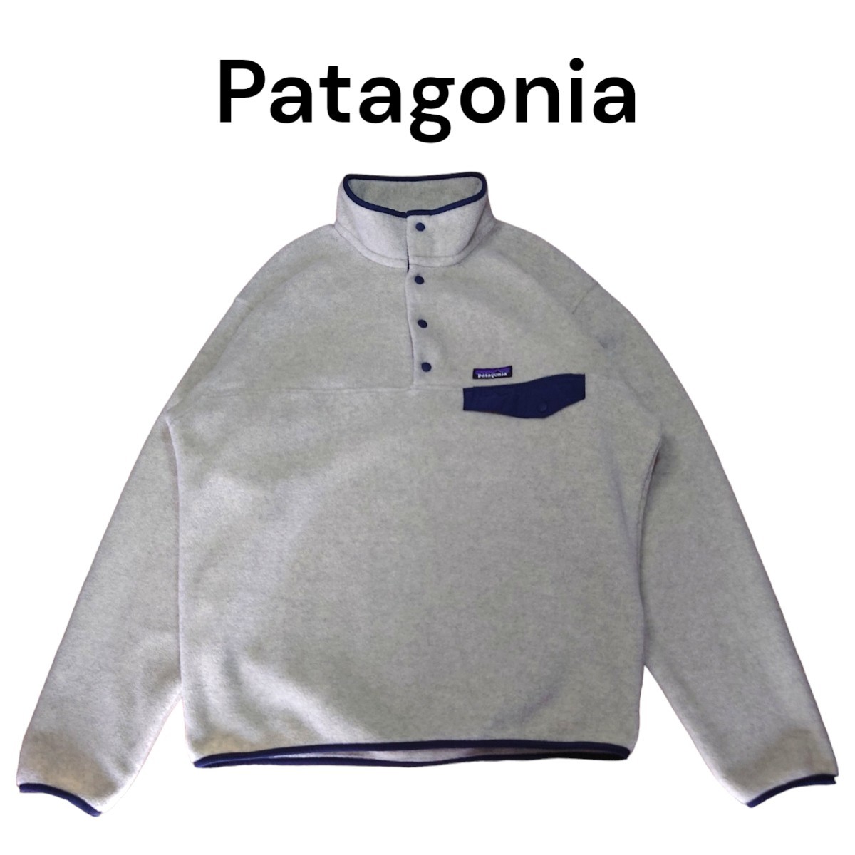 美品 Patagonia シンチラスナップT ハーフスナップフリース パタゴニア