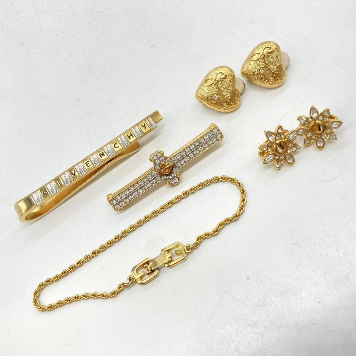 ■GIVENCHY(ジバンシイ)アクセサリー13点おまとめ■d重量約186.5g necklace pendant earring broach bracelet accessory jewelry CE0_画像4