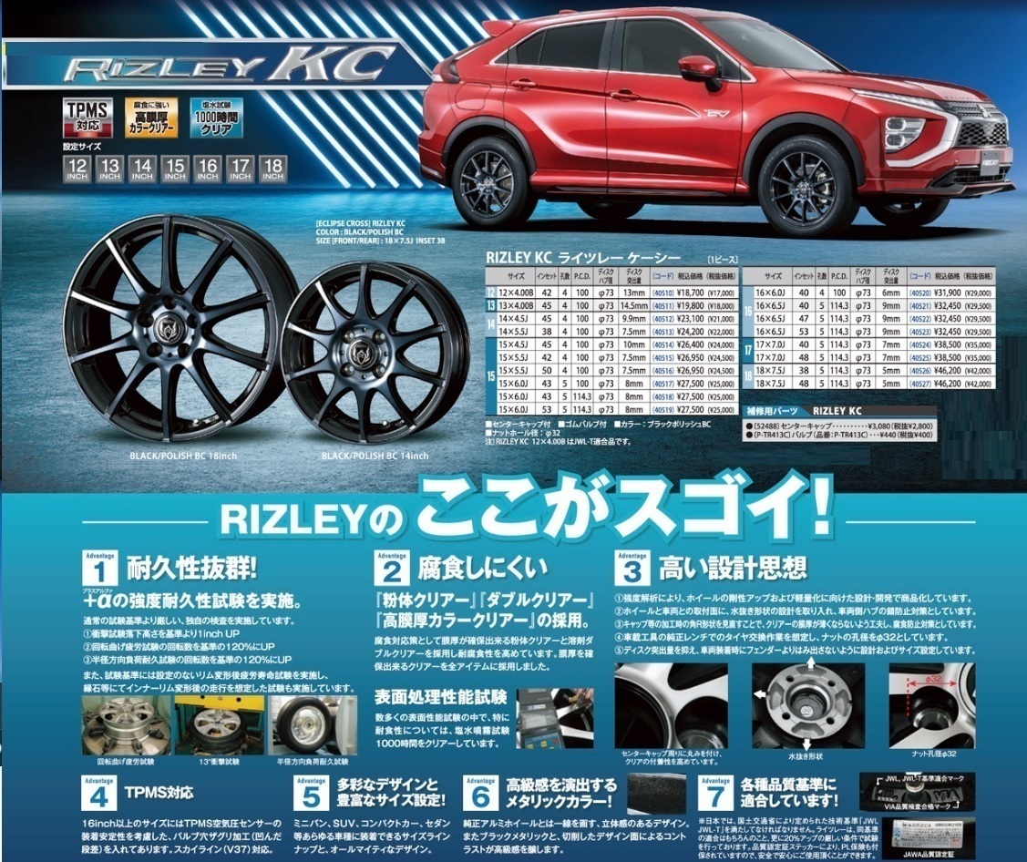 取寄せ品 4本 WEDS ライツレーKC 6.5J+40 5H-114.3 ブリヂストン VRX3 2023年 205/65R16インチ ヤリスクロス AX70 カムリ エスティマ_画像10