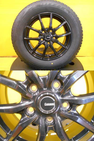 スタッドレス 195/65R15 ノア ヴォクシー エスクァイア アイシス ステップワゴン 中古 G-speed 15インチ 新品 ブリヂストン VRX2 冬_画像3