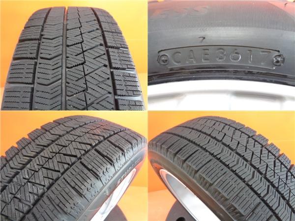 スイフトスポーツ 冬タイヤ ブリヂストン ブリザックVRX2 185/55R16 2017年製 JOKER 16インチ 中古 4本セット ZC31 ZC32 ZC33_画像10