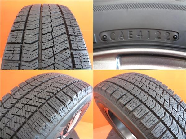 セレナ C25 C26 冬タイヤ ブリヂストン ブリザックVRX2 195/65R15 2022年製 シビラ 15インチ 中古 4本セット ランディ スタッドレス_画像7