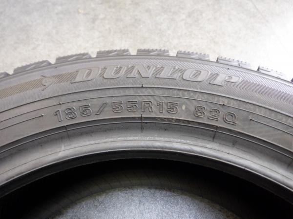 【送料無料】2021年製 新品 4本SET DUNLOP WINTERMAXX WM02【185/55R15 82Q】フィアット500 up! トゥインゴ パンダ プント チンク_画像2