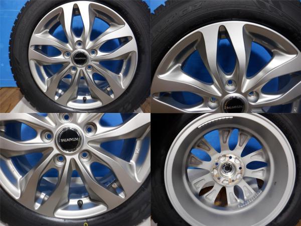 中古ホイール+新品スタッドレス4本 バルミナ DM-S 16x6.5J+54 5H114.3 + トーヨー OBSERVE GARIT GIZ 205/60R16 80系ノア ヴォクシー_画像6