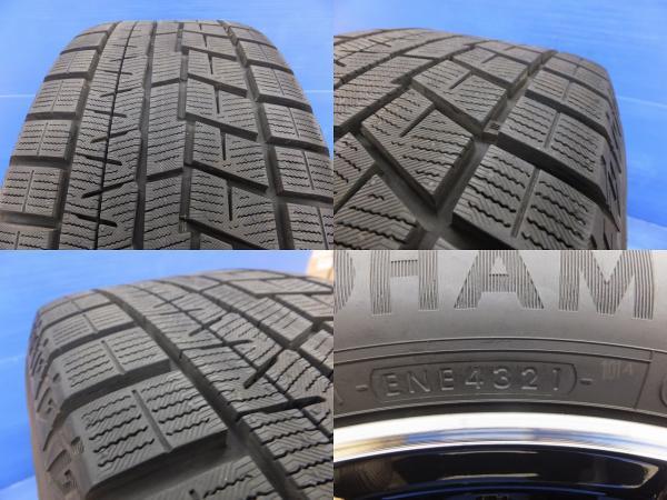 21年製 ヨコハマ アイスガード6 IG60 215/55R17 94Q スポルトクローネ 17インチ 7J+38 5H114.3 中古スタッドレスセット クラウン等に_画像7