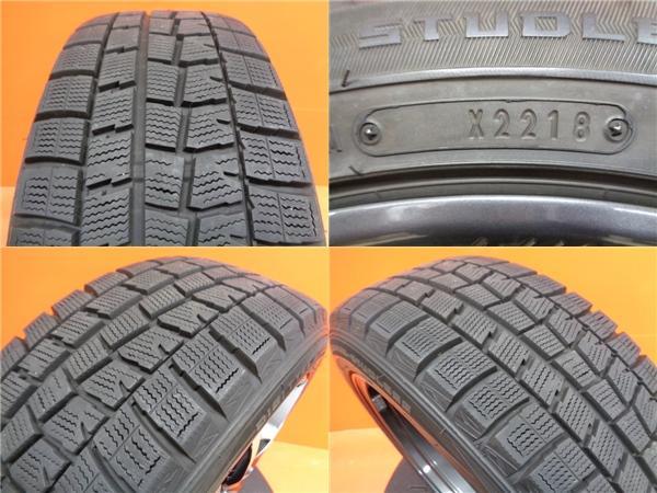 BMW F45 F46 冬タイヤ ダンロップ ウィンターマックスWM01 215/50R17 2018年製 MAK 17インチ 5H-112 中古 4本セット スタッドレス_画像8