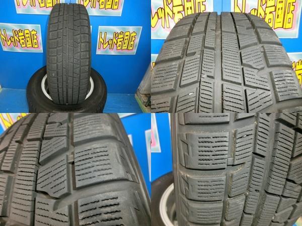 送料無料 中古 スタッドレス ヨコハマタイヤ アイスガード iG50 PLUS 215/65R16 98Q ホイール付 4本 エルグランド エリシオン RVR_画像4