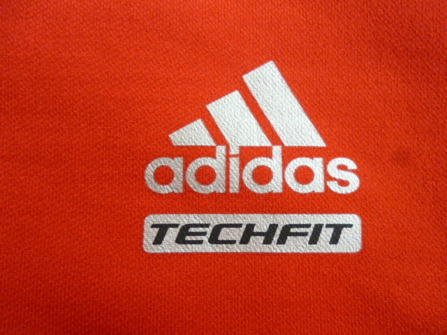 美品 adidas アディダス TECH FIT　冬用インナー 赤 レッド 冬用 Lサイズ_画像5