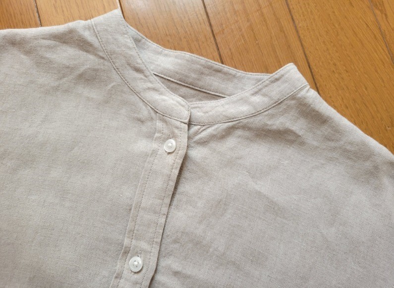 ◆SX→L/XL＝大きいサイズ＝MUJI/無印良品～長袖/シャツ ワンピース/羽織り ◆_画像4