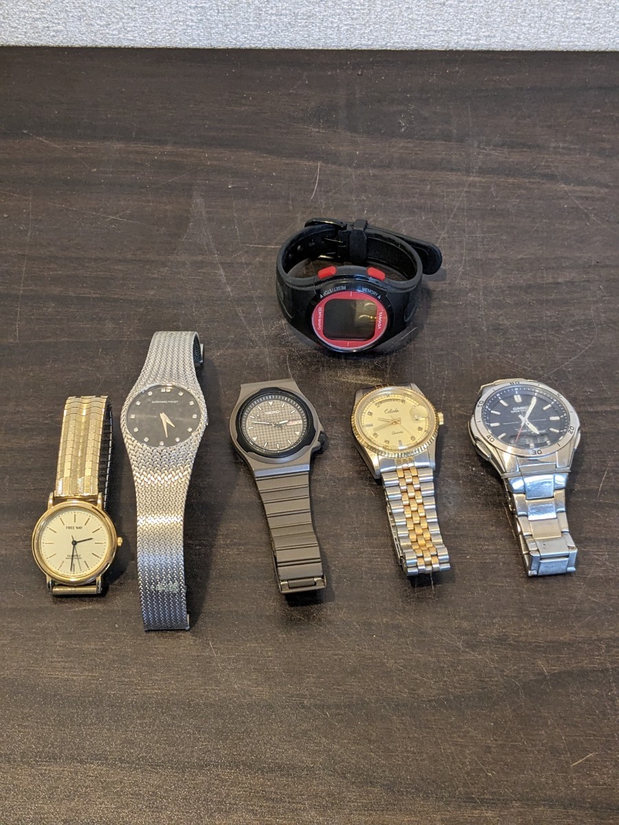 SEIKO CASIO CITIZEN　など　腕時計6本まとめて　クォーツ　セイコー　時計　Y385_画像1