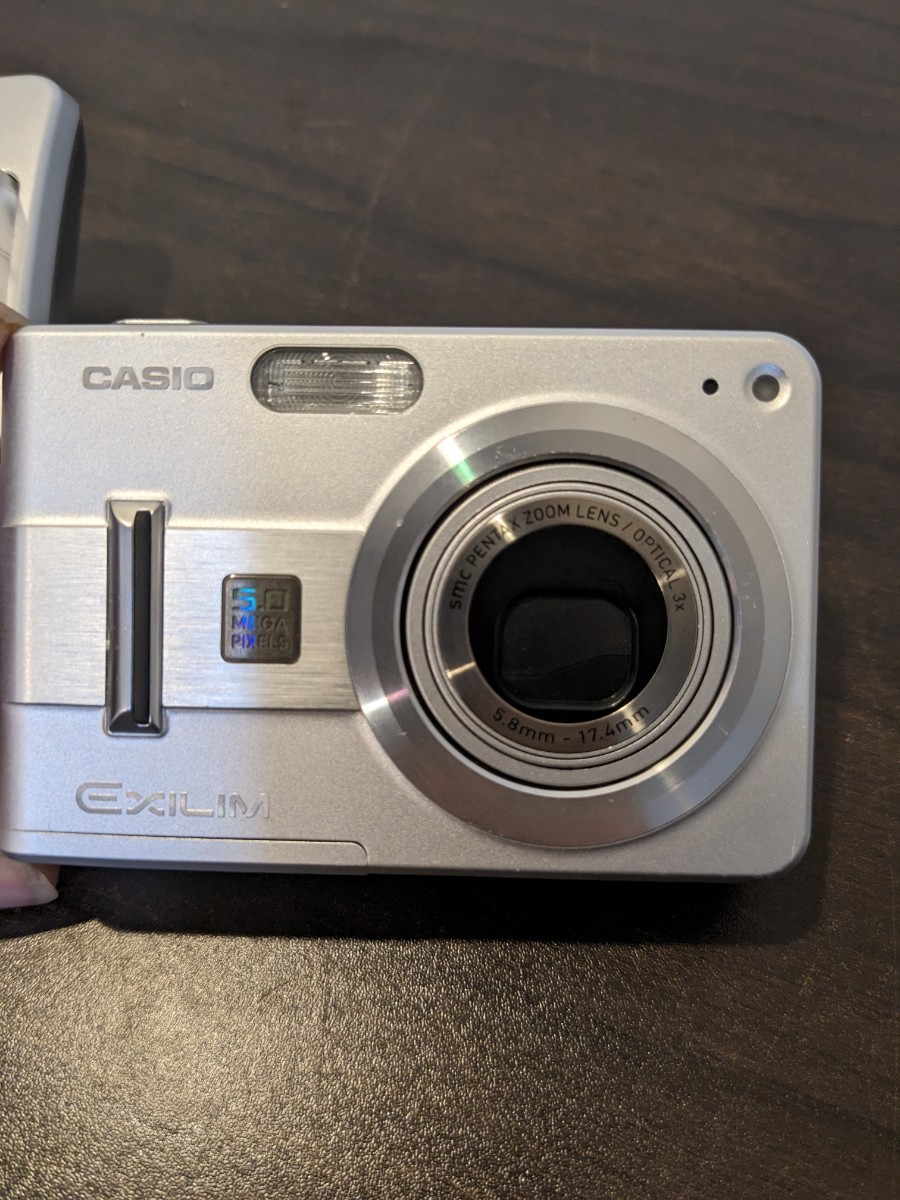 CASIO EXILIMEX-Z57 コンパクトデジタルカメラ カシオ デジタルカメラ 5.8mm-17.4mm 5.0MEGA PIXELS　Y397_画像7