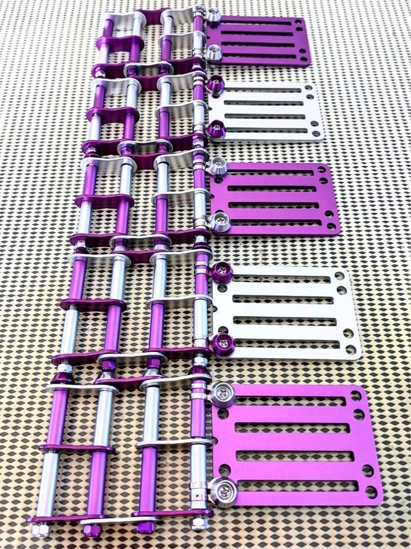 パープル×シルバー 千鳥 ニックス風ベルトループ 腰道具 腰袋 パープル×シルバー 千鳥 ニックス風ベルトループ 腰道具 腰袋