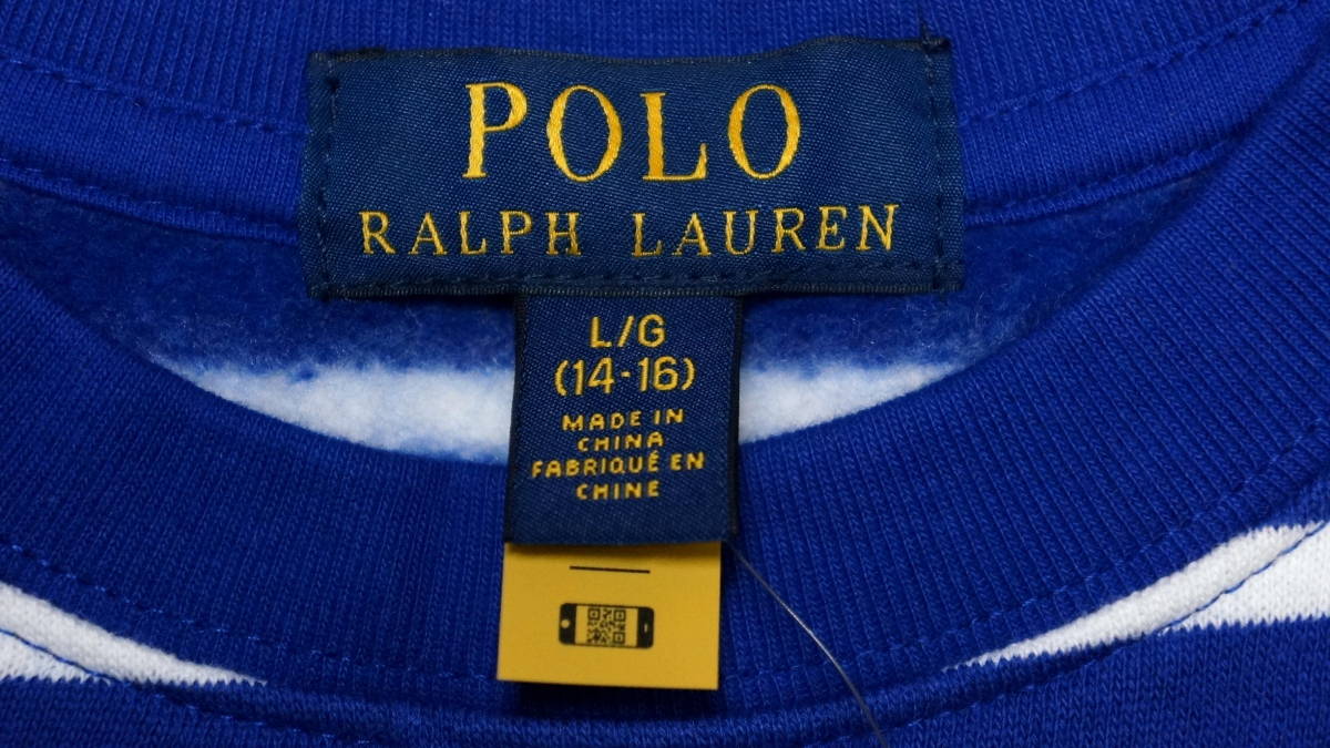 【新品】ラルフローレン ■ ポロベア 裏起毛トレーナー ■ レディース M~L / US Boys L ■ スウエットシャツ POLO RALPH LAUREN 正規品_画像7