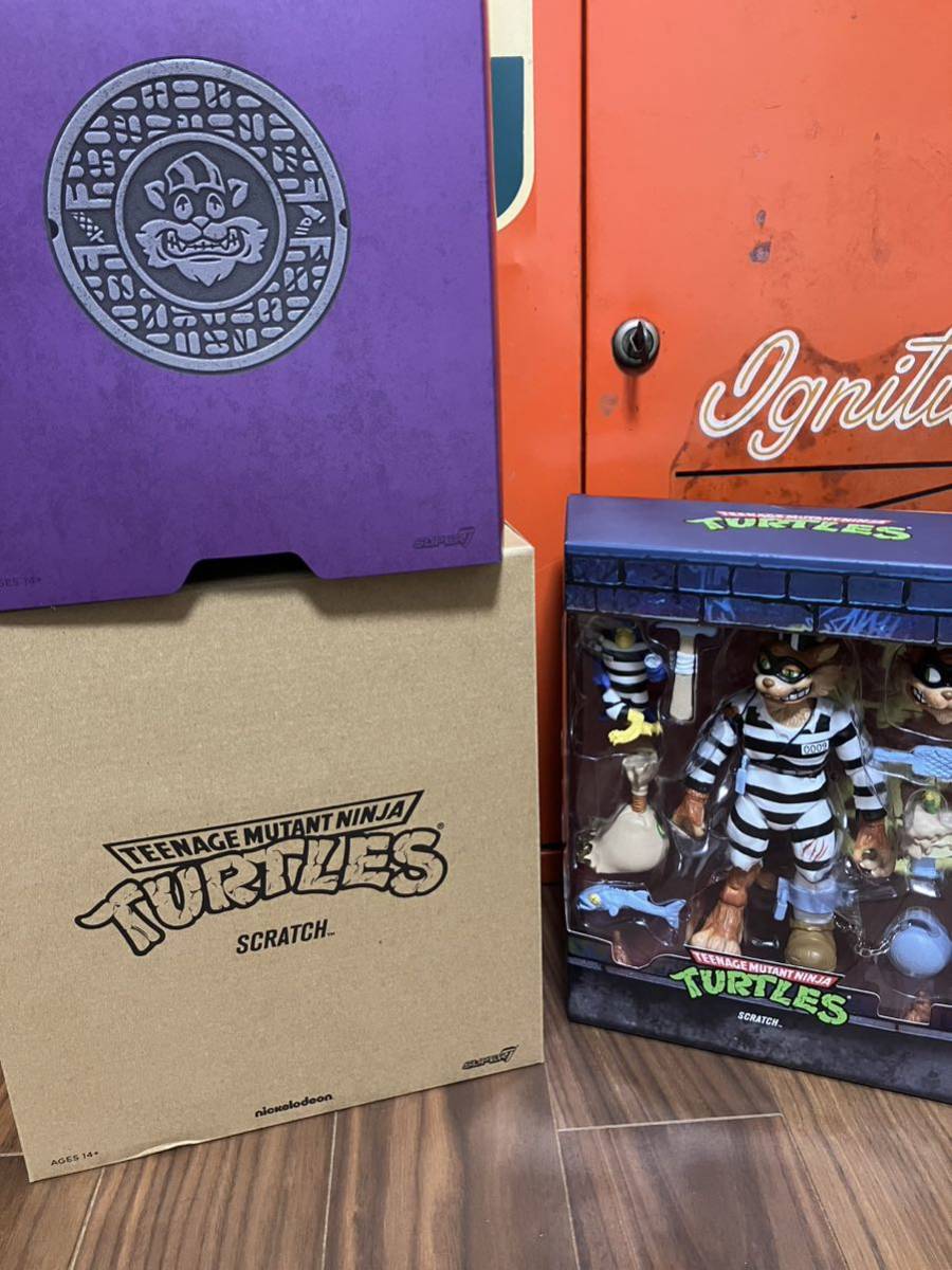 未開封品 SUPER7 スーパー7 TMNT タートルズ スクラッチ アルティメイト 7インチ アクションフィギュア_画像1