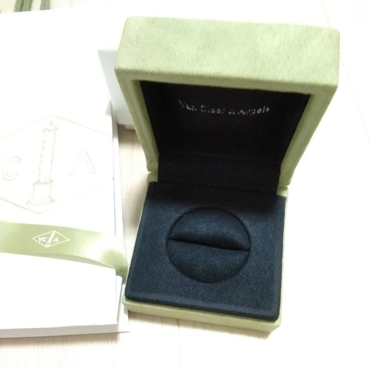 [ пустой коробка ] Van Cleef & Arpels Van Cleef&Arpels кольцо кейс кольцо кейс коробка лента бумажный пакет 