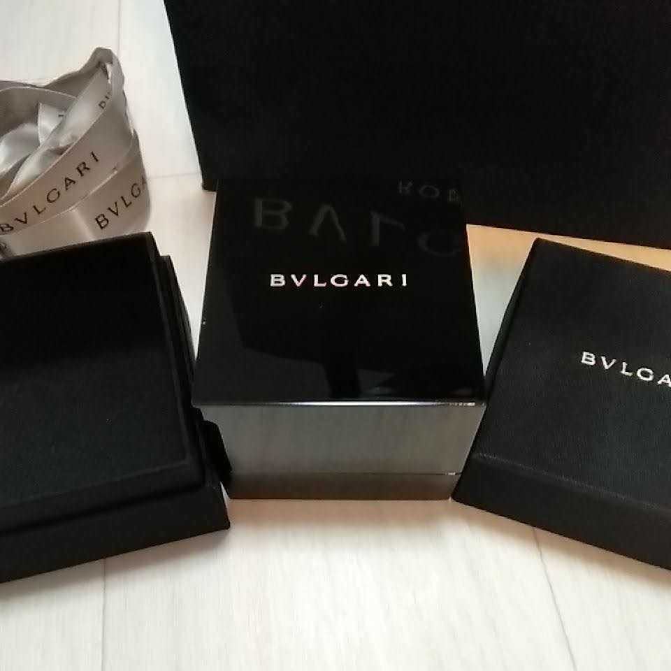 【空箱のみ】BVLGARI ブルガリ リングケース　指輪ケース　箱 紙袋　リボン　美品_画像6