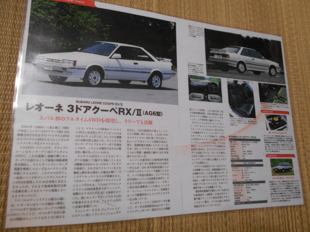 * Subaru Leone coupe RX/Ⅱ(AG6 type )