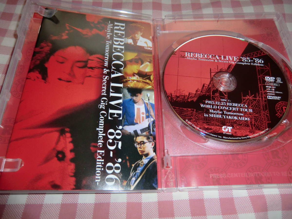 【中古】レベッカ　REBECCA LIVE '85-'86 -Maybe Tomorrow & Secret Gig Complete Edition- [DVD]_画像2