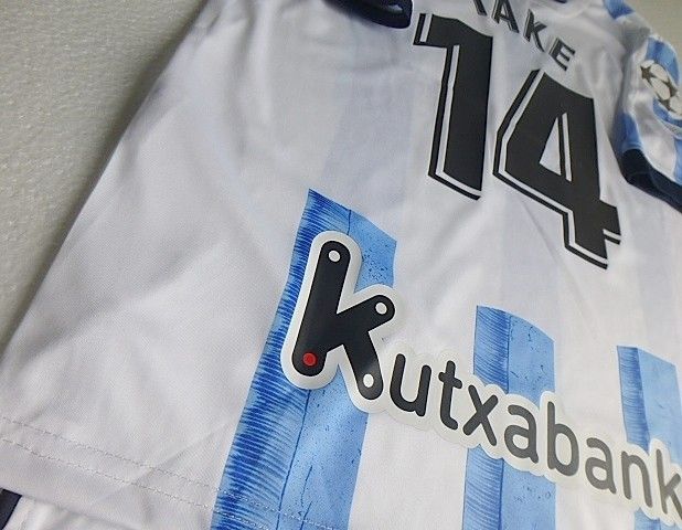 久保建英　S ユニフォーム  子供 サッカー　新品タグ付 ソシエダ チャンピオンズリーグ仕様　大人サイズ　アウトレット