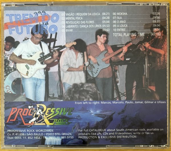 ◎TREM DO FUTURO ( BrazilのSympho / Like Camel / Flute ) ※ ブラジル盤CD【 PROGRESSIVE ROCK WORLDWIDE PRW 021 】1995年発売_画像2