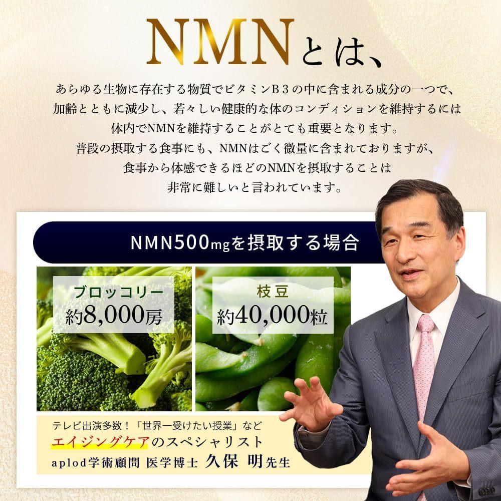 NMN サプリメント 22500mg (1粒250mg) 日本製 高純度99.9% 腸まで届く耐酸性カプセル採用 ユーグレナ レスの画像4