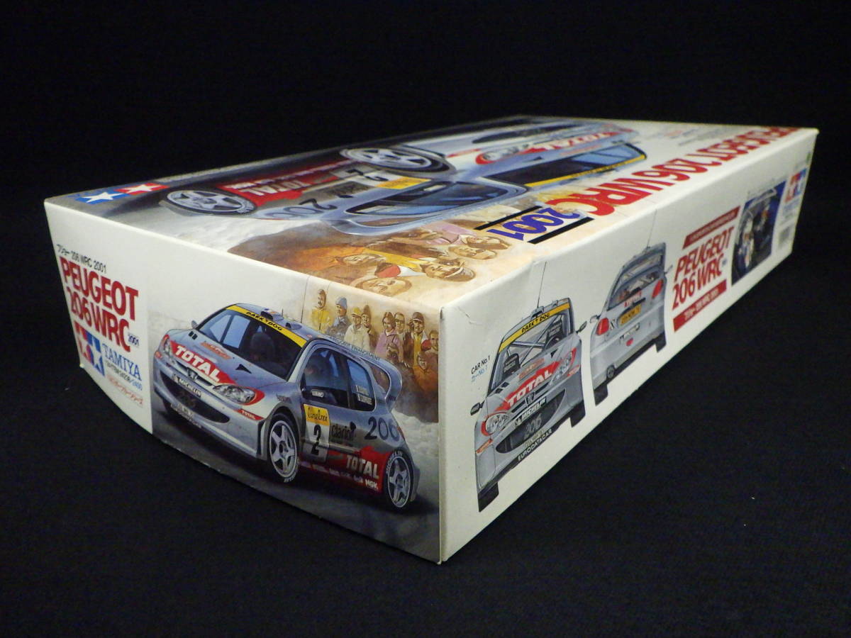 李8327 未組立 保管品 タミヤ 1/24 プジョー 206 WRC 2001_画像3