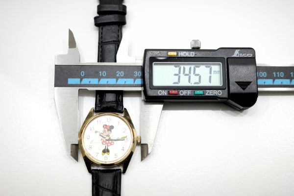 1200　SEIKO DISNEY TIME Minnie Mouse 7JEWELS　　5000-6030　　セイコー ディズニータイム ミニーマウス 7石 機械式 手巻き 腕時計_画像7