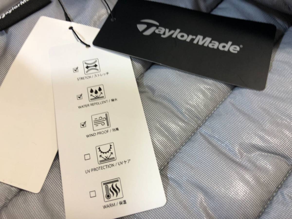 TaylorMade(テーラーメイド) 秋冬 防風、撥水、ストレッチ キルト部分裏生地ナイロン 暖かいキルティング 中綿ジャケット TJ012(LGR)Ｌ_画像5