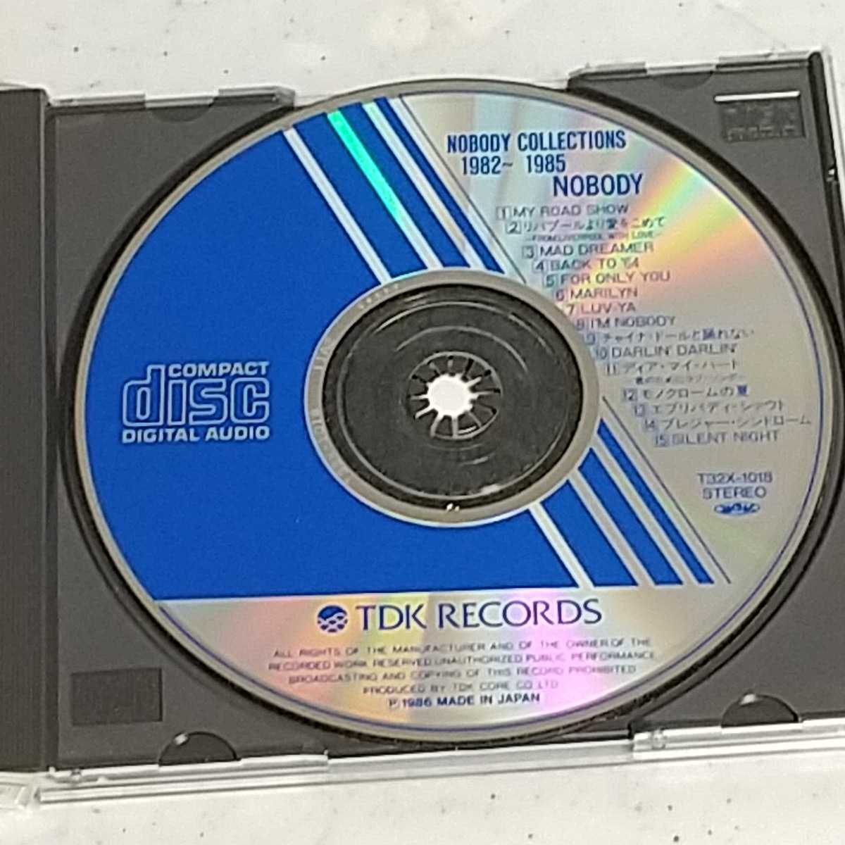 激レア/TDK帯付CD★ノーバディ/NOBODY(相沢行夫・木原敏雄)『ノーバディ・コレクションズ1982～85/NOBODY Collections 1982～85』矢沢永吉_画像4