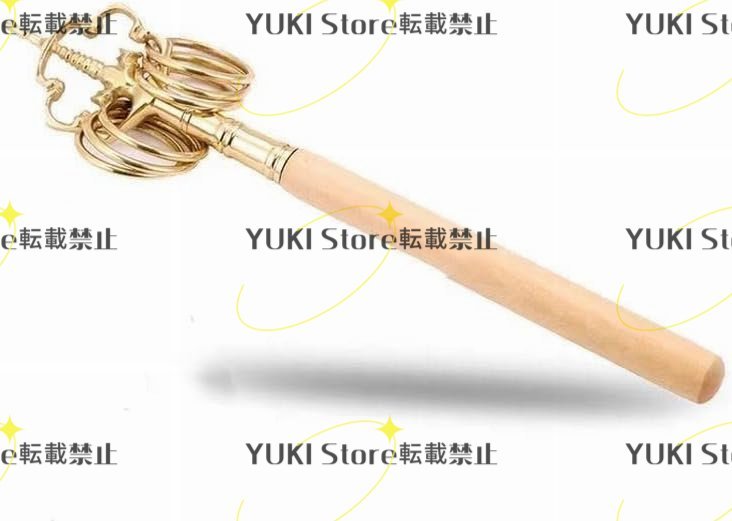 錫杖密教法具寺院用仏具白木柄仏具しゃくじょう鳴杖お守り寺院 錫杖密教法具寺院用仏具白木柄仏具しゃくじょう鳴杖お守り寺院