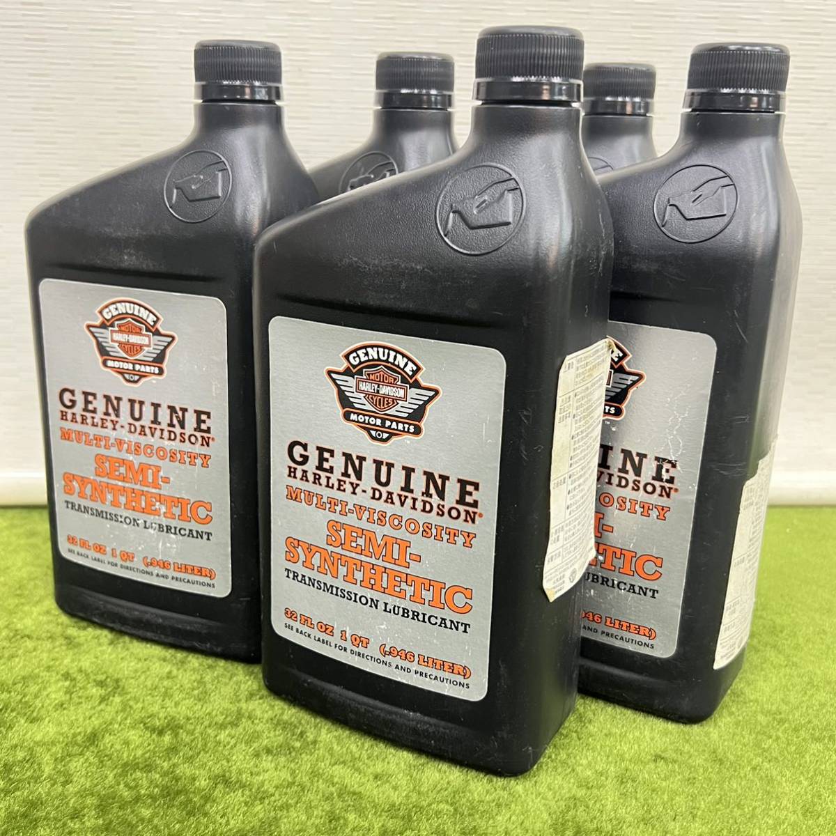 ★☆未開封品/Harley-Davidson/ハーレーダビッドソン オイル MULTI-VISCOSITY SEMI-SYNTHETIC TRANSMISSION LUBRICANTの画像1