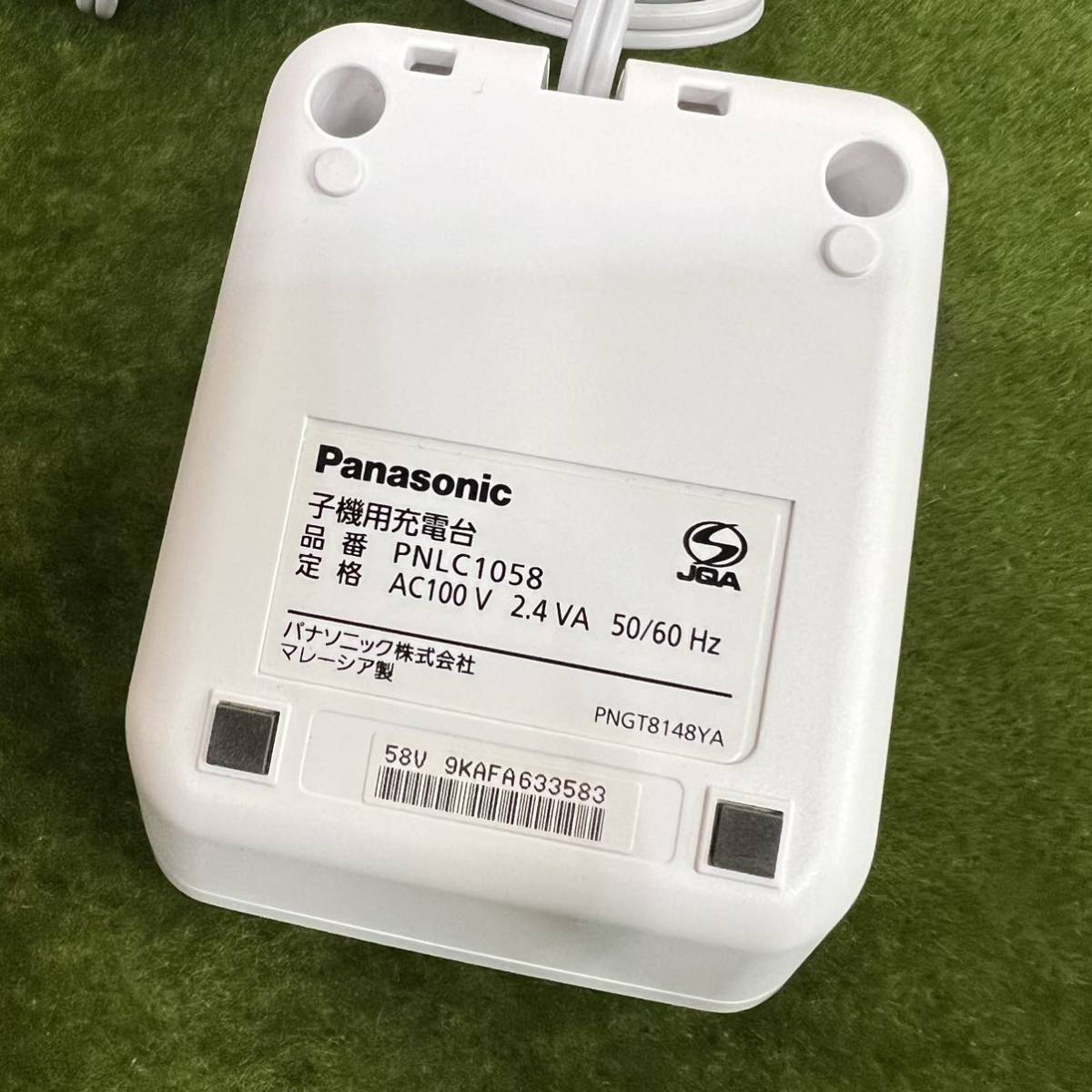 A★☆通電確認済み/現状品 電話機 Panasonic/パナソニック 子機セット YE-GZ21-W/KX-FKD404-Wの画像10