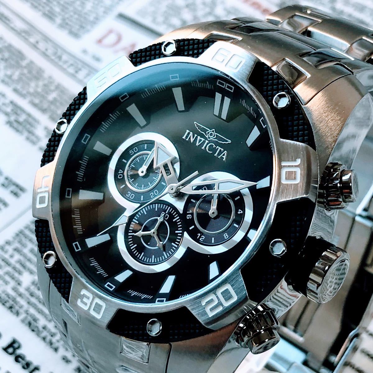 2836【お洒落な高級感】メンズ 腕時計 インビクタ Invicta クォーツ