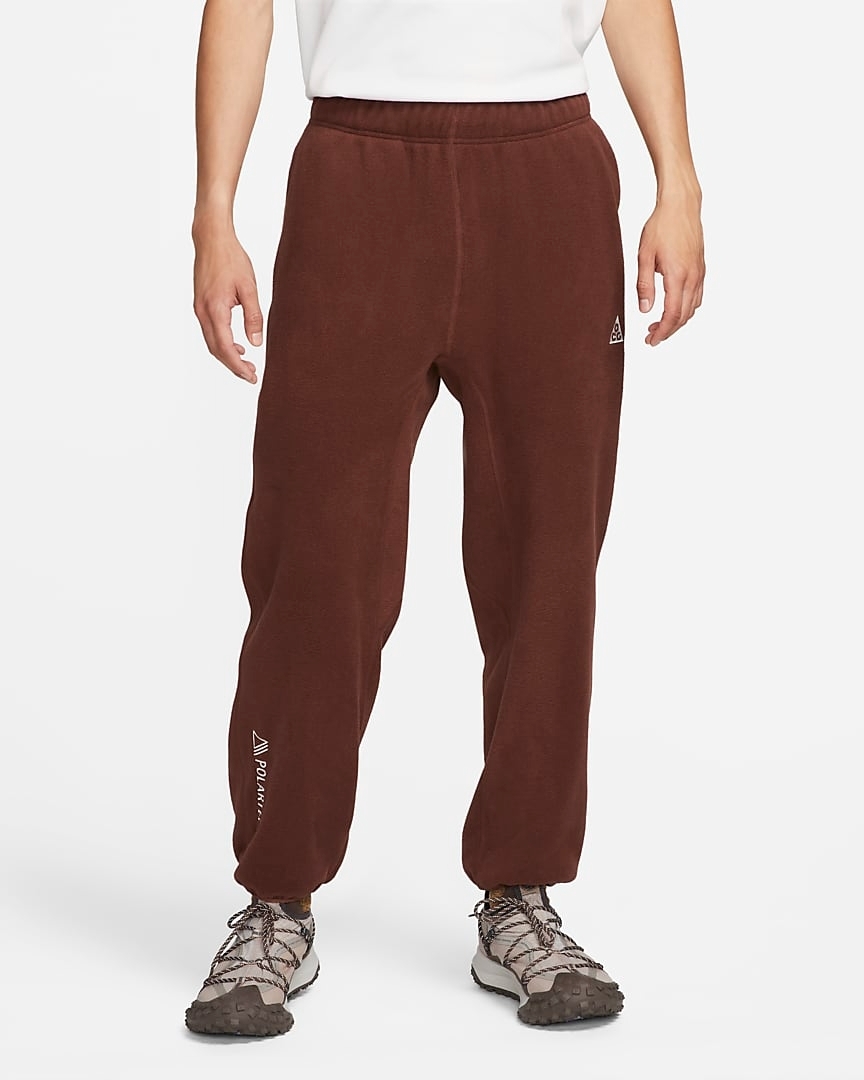 新品 NIKE ACG Polartec pant Lsize 刺繍 ブラウン ナイキ 新品 NIKE ACG Polartec pant Lsize 刺繍 ブラウン ナイキ