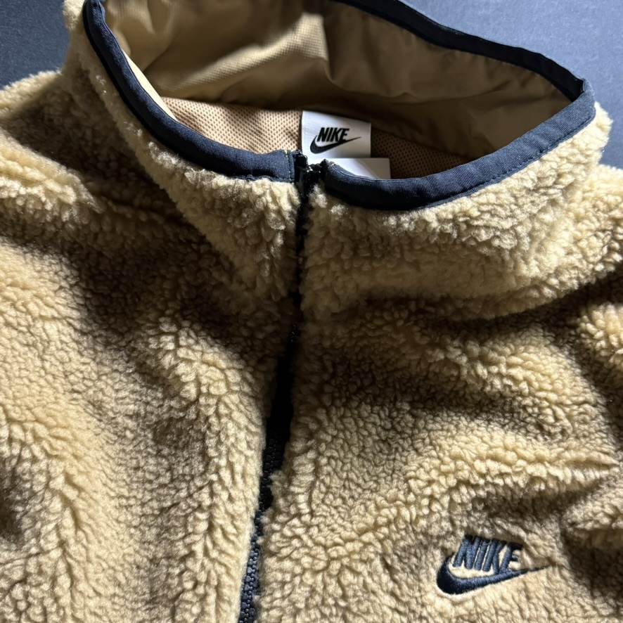 新品 NIKE CLUB+ WINTER HRLF ZIP ANORAK 3XL ナイキ クラブ ウィンター ハーフ ジップ アノラック ジャケット パーカー ボア ファー 保温_画像5