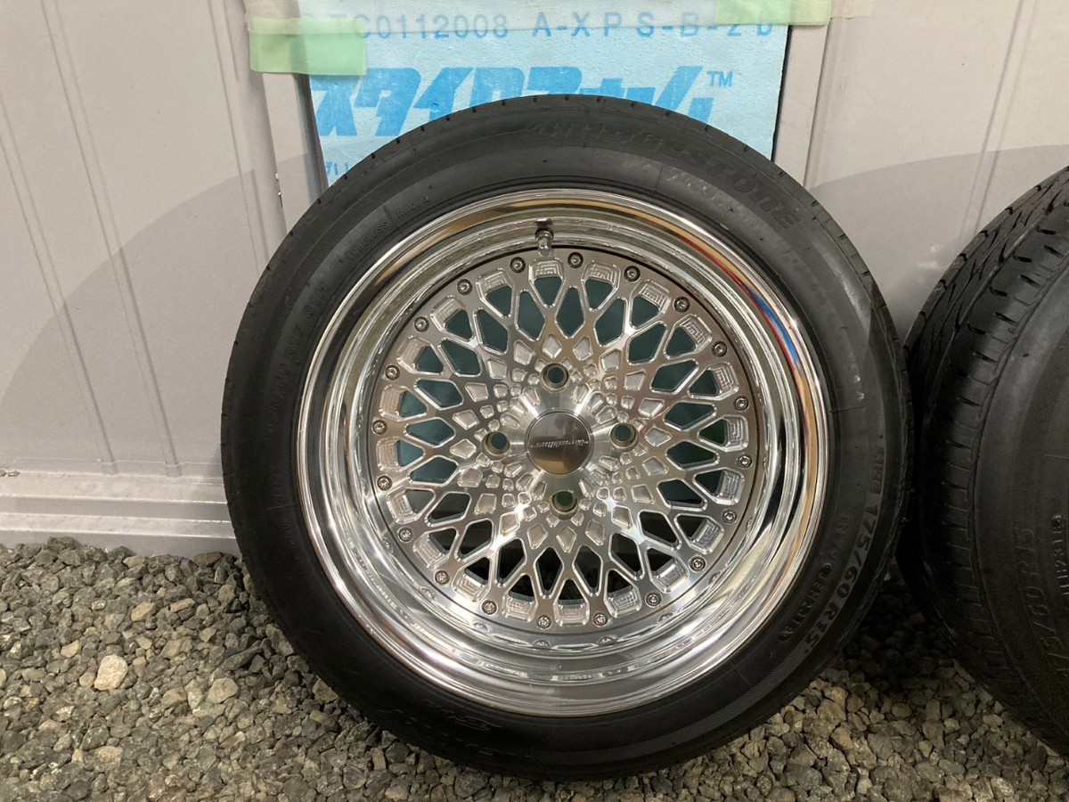 frontline FLM02 8.0j×15-11 9.0j×15-14 175/60R15 フロント frontline FLM02 8.0j×15-11 9.0j×15-14 175/60R15 フロント