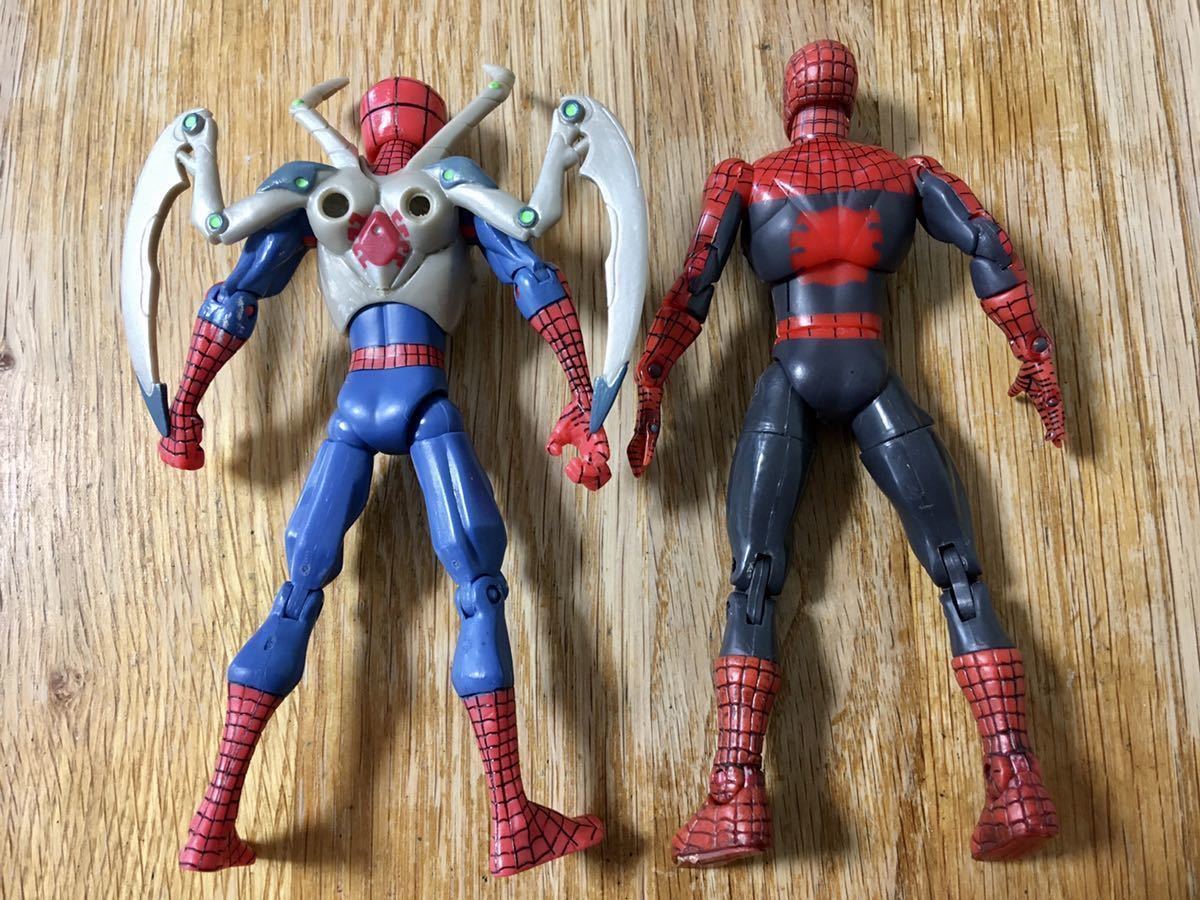 Hasbro ToyBiz MARVEL Figure ハズブロ トイビズ マーベル アイアンマン スパイダーマン ウルヴァリン 等 ビンテージ フィギュア 8体セット_画像3